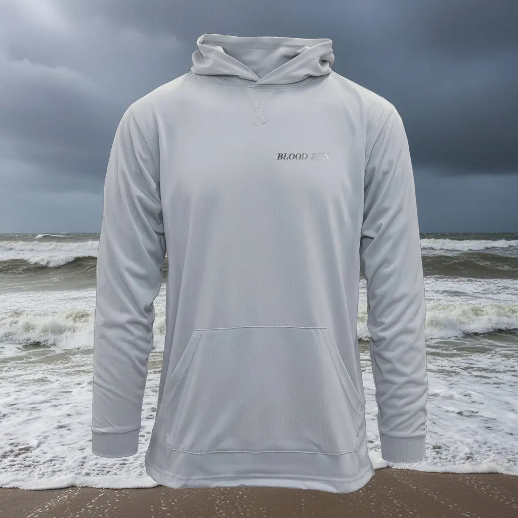 Guide Tech Steel Grey Upf15+ Fishing Hoodie 1