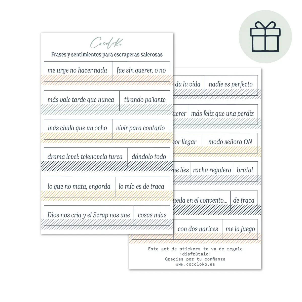 Set De Stickers Essentials De Regalo 1