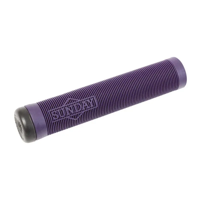 Sunday Bmx Cornerstone Midnight Purple Bicycle Grips 1