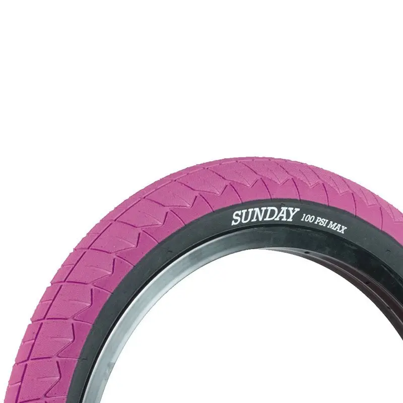 Sunday Current V2 20" X 2.40" (Pink/Black) Bicycle Tire 1