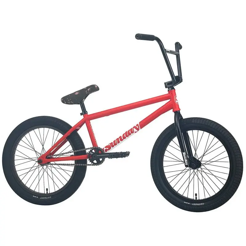 Sunday Forecaster Matte Fire Engine Red With 20.75" Brett Silva Signature Bmx Bike 2023 1