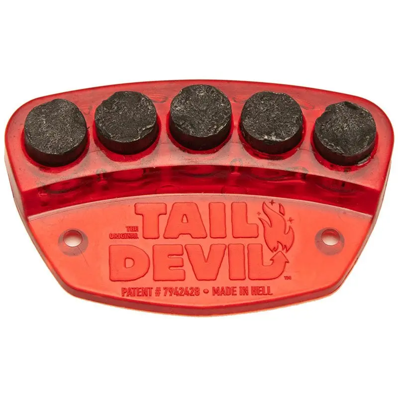 Tail Devil Red Skateboard Spark Plate 1