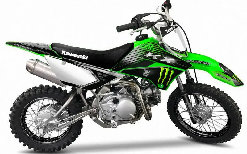 Throttle Syndicate - 2019 Team Green Race Team Klx 110 Graphic Kit 1
