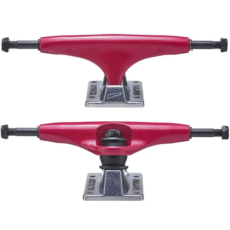 Tensor 5.0 Alloys Trucks Crimson/ Raw Skateboard Trucks 2Pk (Fits 7.75" Deck) 1
