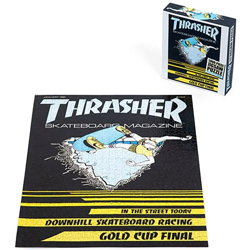 Thrasher Skateboard Magazine First Cover Jigsaw Puzzle 1