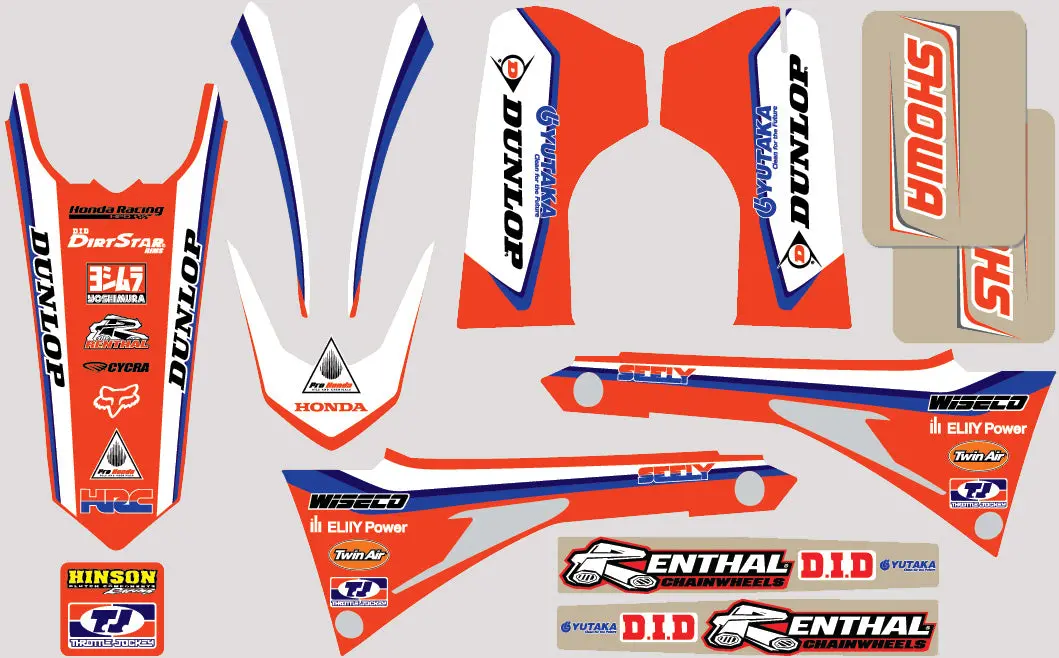 Throttle Jockey - 2019 Team Honda Trim Kit 1