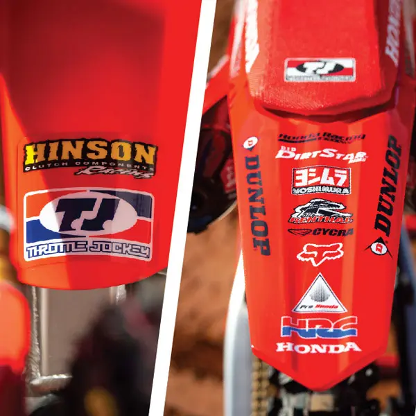 Throttle Jockey - 2020 Team Honda Trim Kit 1