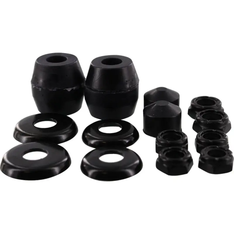 Thunder 100Du Black Rebuild Skateboard Truck Kit 2Pk 1