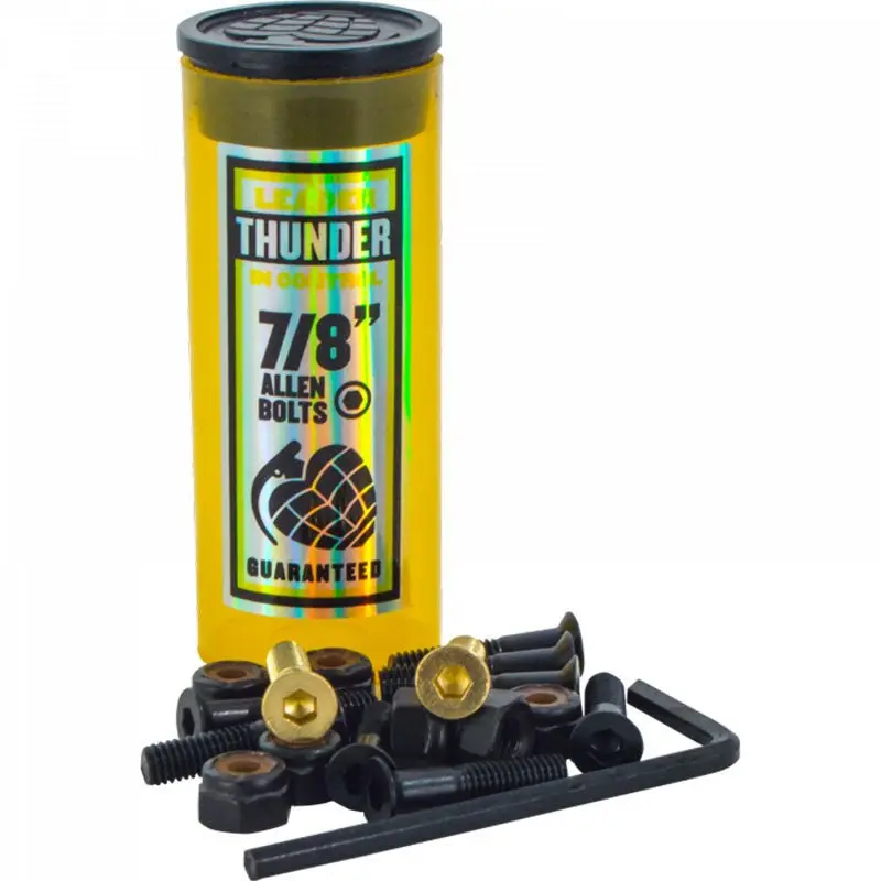 Thunder 7/8" Allen Gold Skateboard Hardware 1 Set 1
