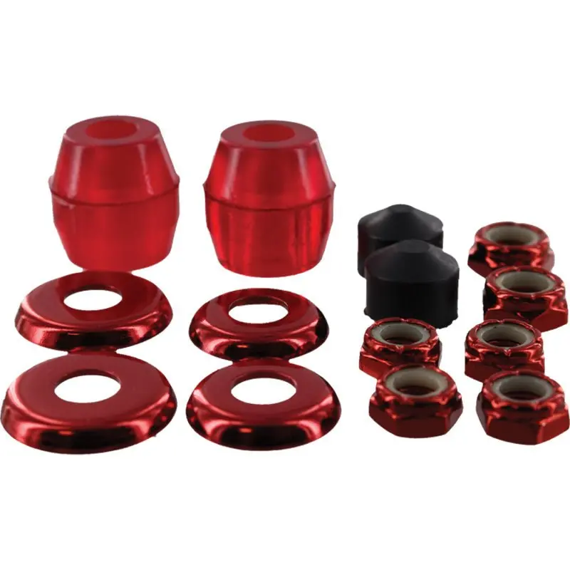 Thunder 90Du Red Rebuild Skateboard Truck Kit 2Pk 1