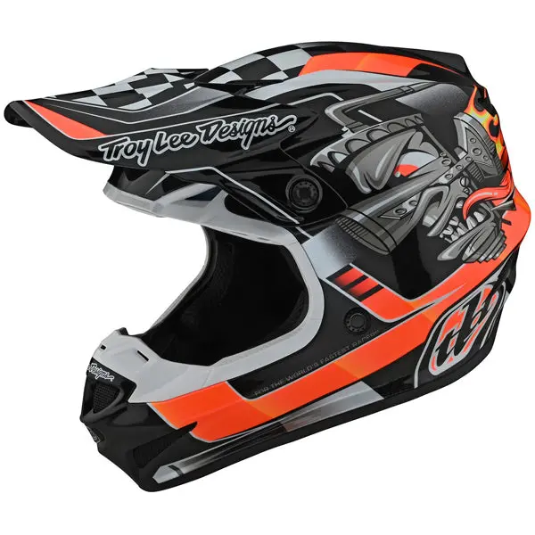 Troy Lee Designs - Se4 Polyacrylite Carb Helmet 1