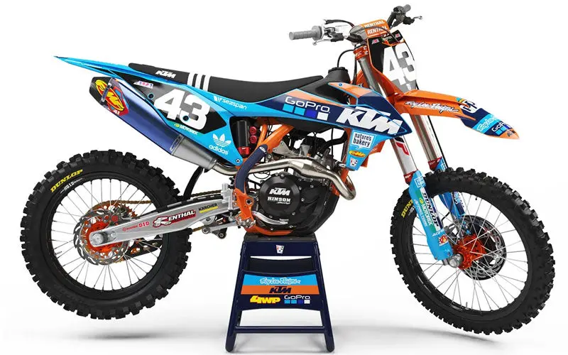 Throttle Syndicate - Tld Ktm Washougal Team Graphic Kit (Blue) 1