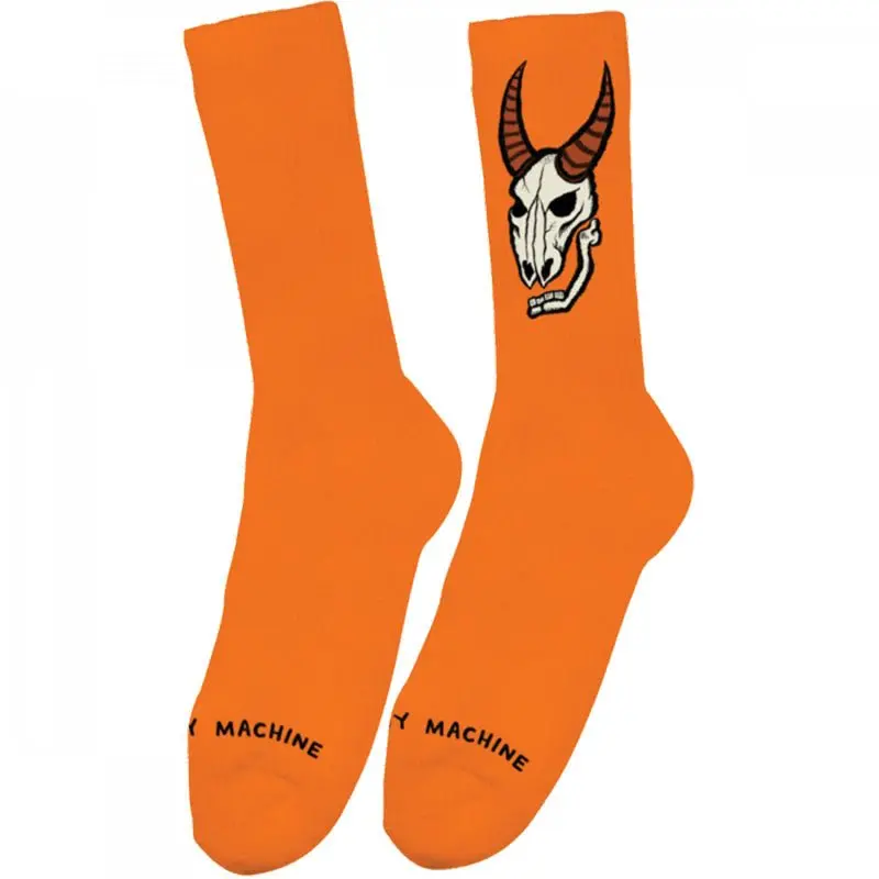 Toy Machine Heavy Metal Orange Crew Socks 1Pr 1