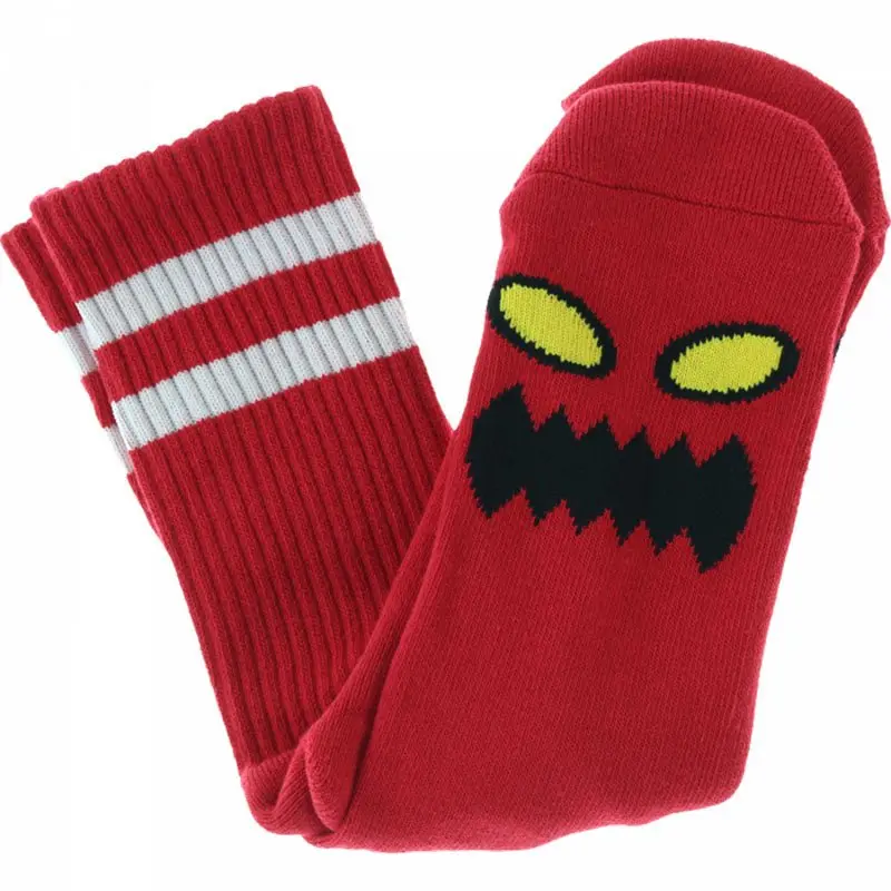 Toy Machine Monster Face Red Crew Socks 1Pr 1