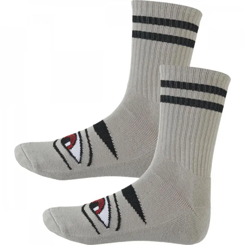 Toy Machine Sect Eye Grey Crew Socks 1Pr 1