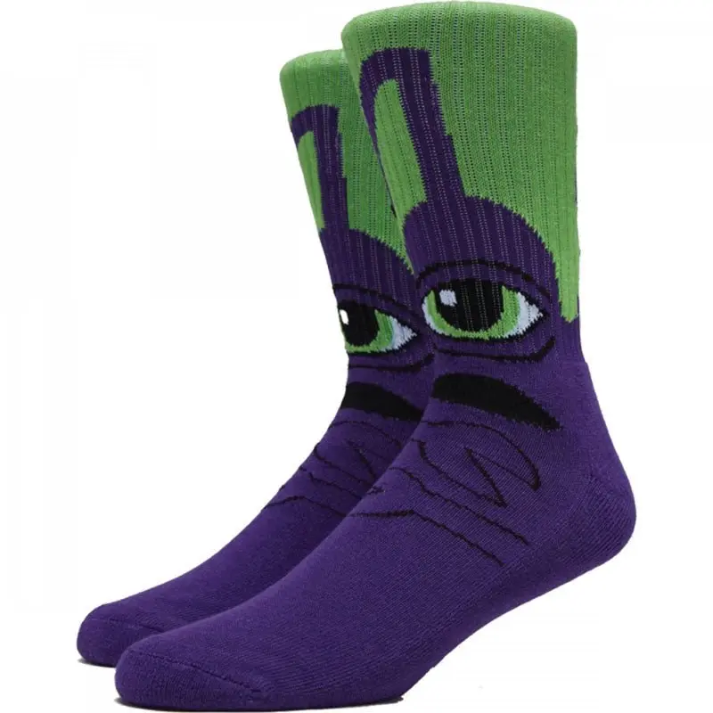 Toy Machine Sect Hug Purple Crew Socks 1Pr 1