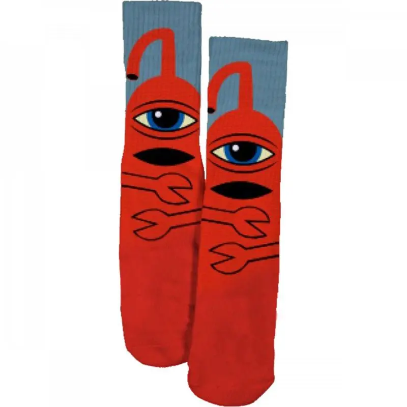 Toy Machine Sect Hug Red Crew Socks 1