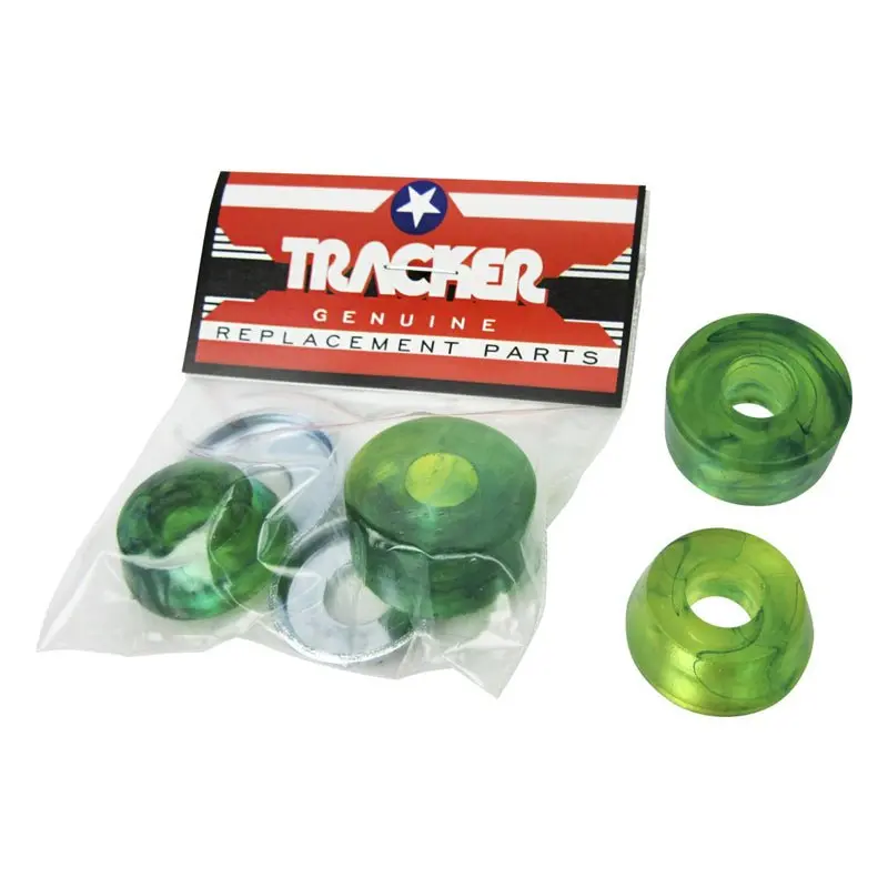 Tracker Trucks 90A Hard Green Bushings 2Pr 1