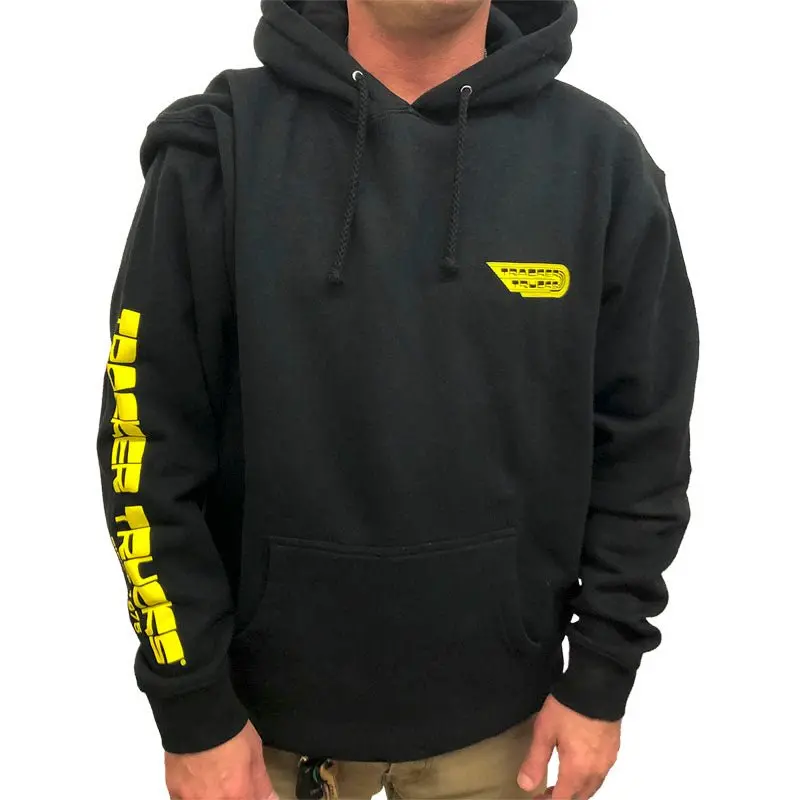 Tracker Trucks Wings Men's Black/Yellow Hoodies 1
