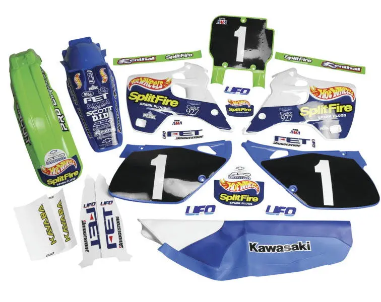 Ufo - Kawasaki Hot Wheels/Pro Circuit Team Replica Kit (Kx 125/250 '92-93) 1