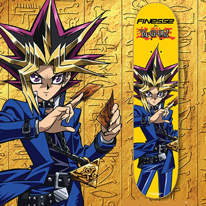 Finesse X Yu-Gi-Oh! Yami-Yugi 8.12" Skateboard Deck 1
