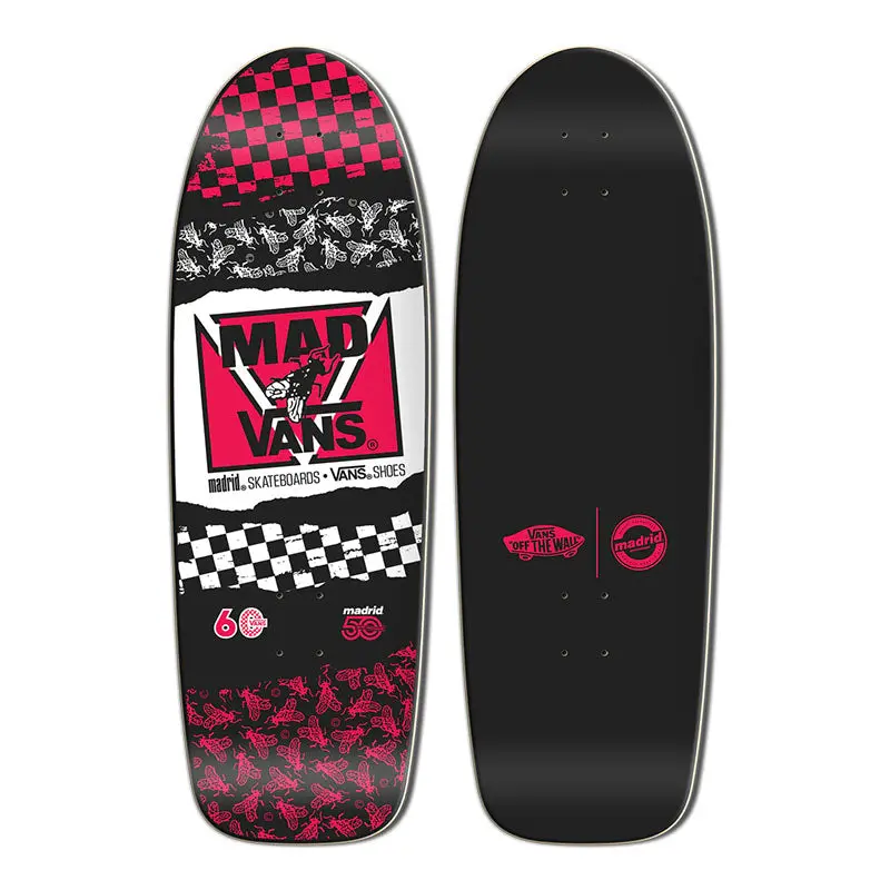 (Pre-Order) Madrid X Vans Limited 9.5" X 29.25" Skateboard Deck (July 2026) 1