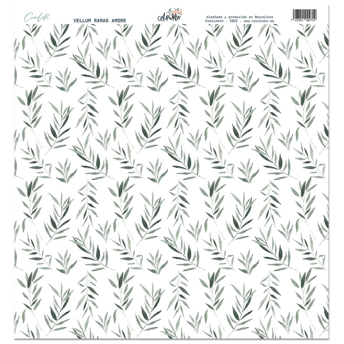 Vellum Ramas 12"X12" Amore 1