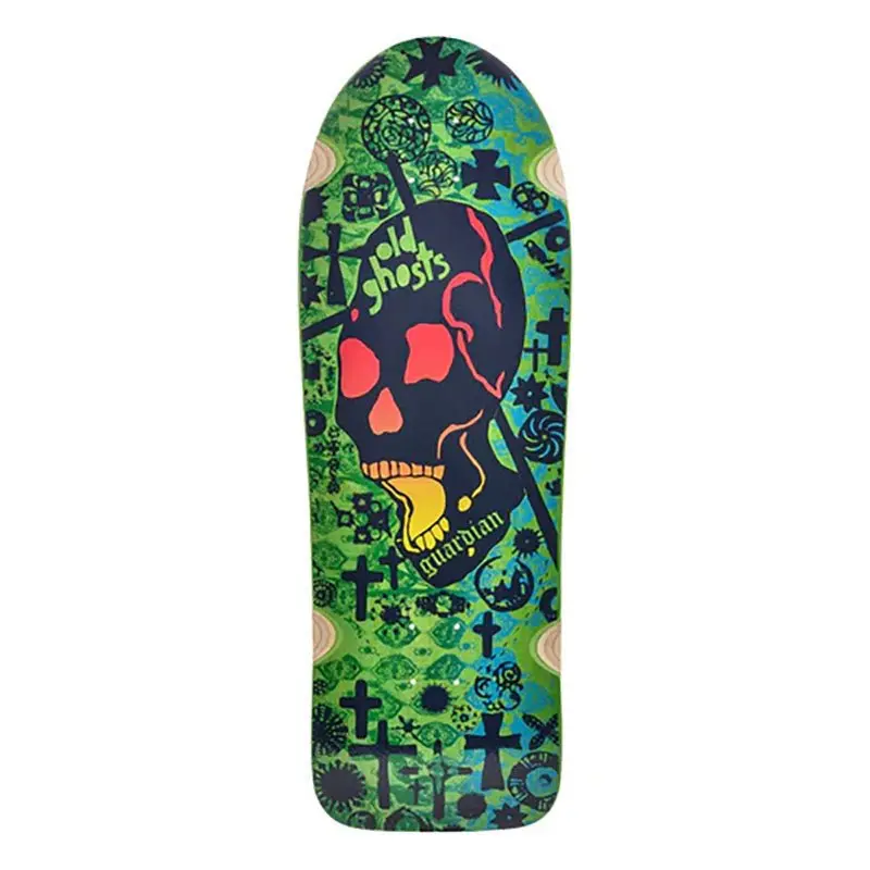 Vision 10" X 30" Old Ghost (Green Stain) Skateboard Deck 1