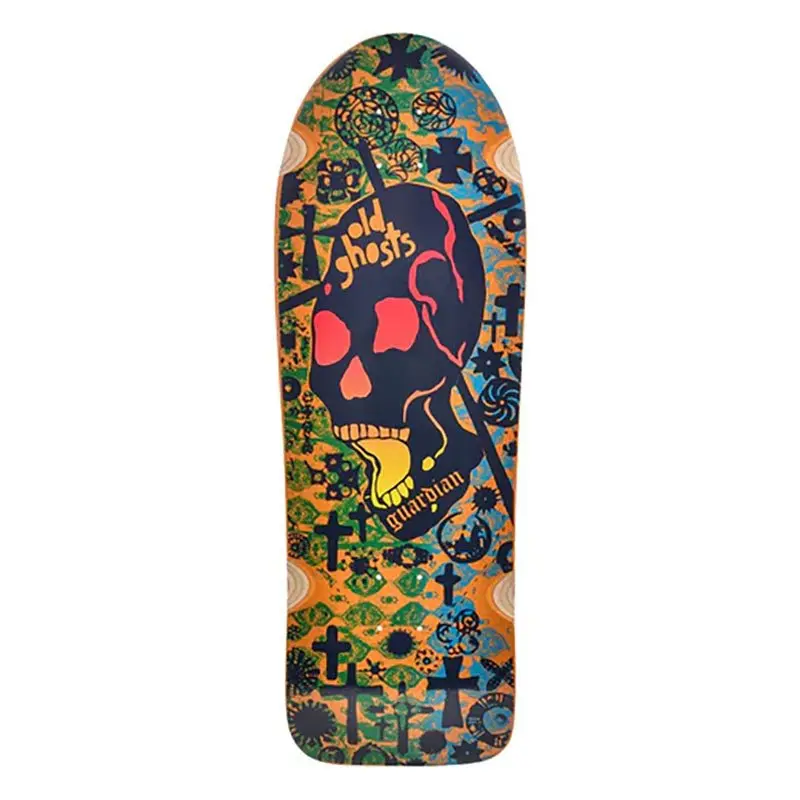 Vision 10" X 30" Old Ghost (Orange Stain) Skateboard Deck 1