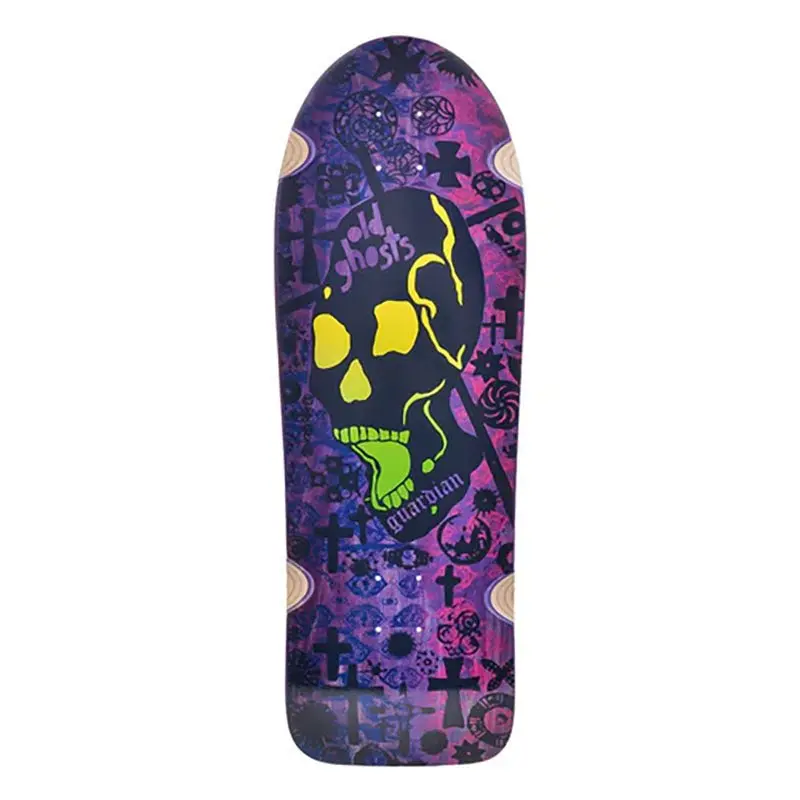 Vision 10" X 30" Old Ghost Purple Stain Skateboard Deck 1