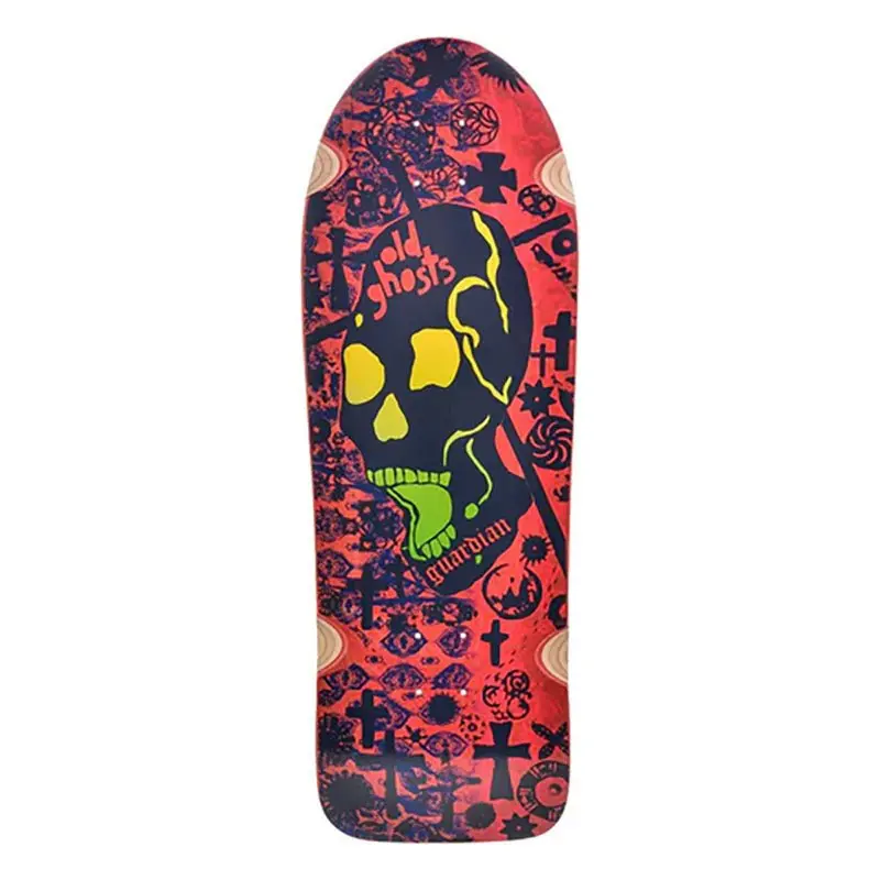 Vision 10" X 30" Old Ghost (Red Stain) Skateboard Deck 1