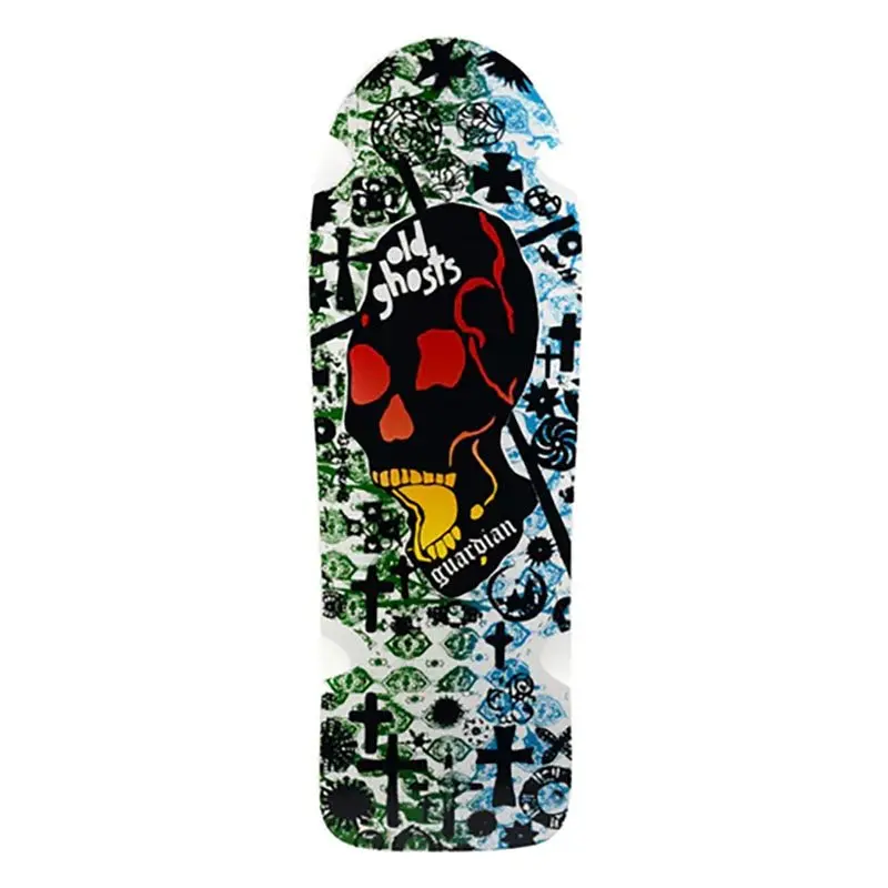 Vision 10" X 30" Old Ghost White Dip Skateboard Deck 1