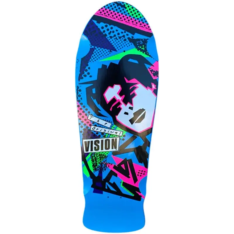 Vision 10" X 30" Original Mg Special Colorway's Limited Blue Dip Skateboard Deck 1