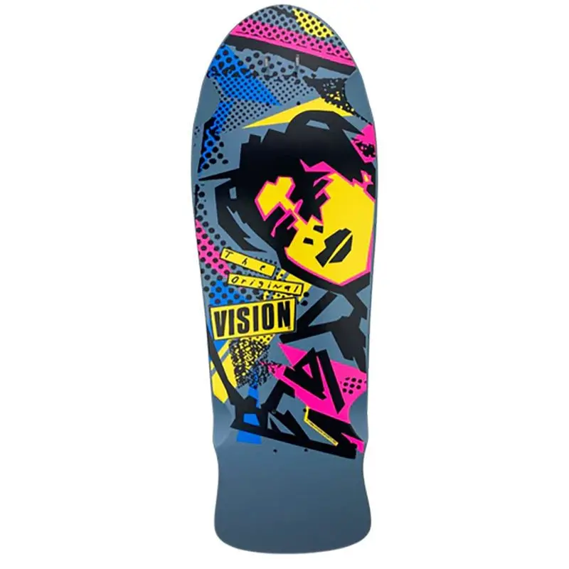 Vision 10" X 30" Original Mg Special Colorway's Limited Grey Dip Skateboard Deck 1