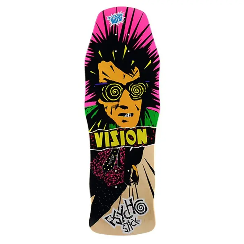 Vision 10" X 30" Original Psycho Stick Natural Skateboard Deck 1