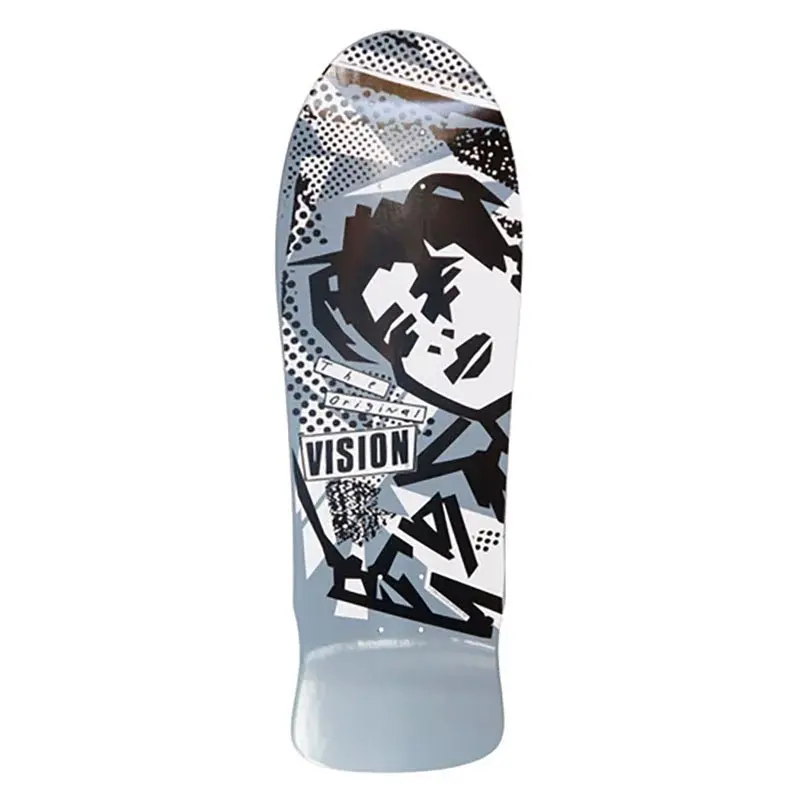 Vision 10" X 30.25" Mg Modern Concave (Grey Dip) Skateboard Deck 1