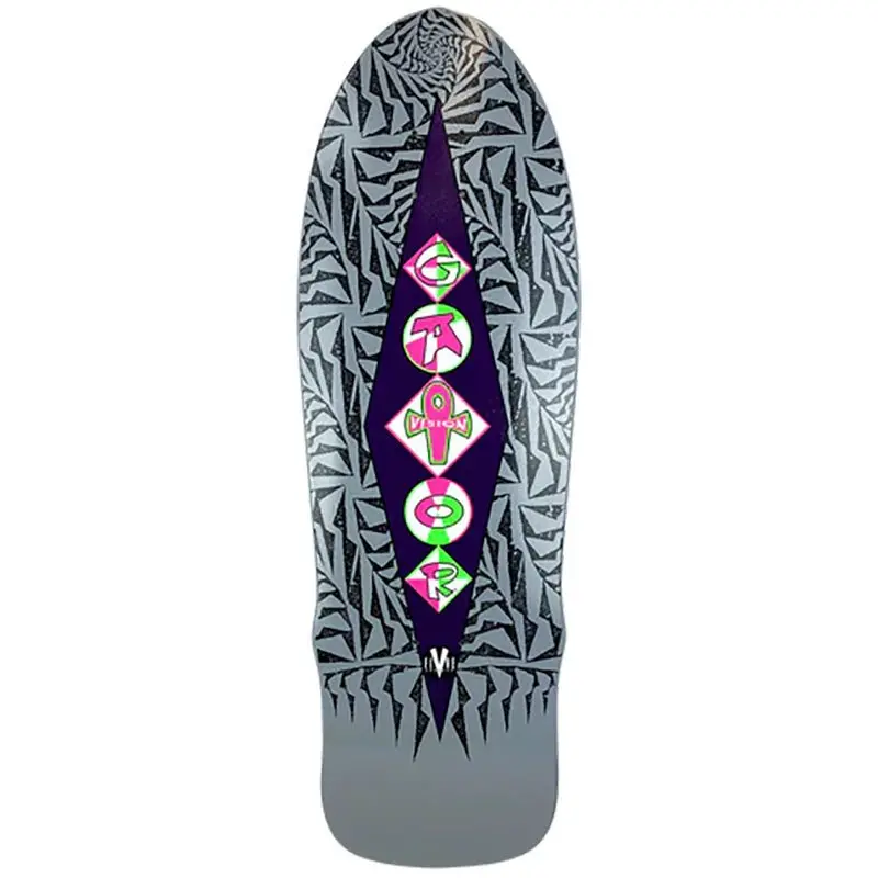 Vision 10" X 31" (Grey Dip) Gator Ramp Skateboard Deck 1