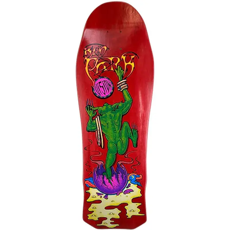 Vision 10" X 31" Ken Park 3 Red Stain Skateboard Deck 1