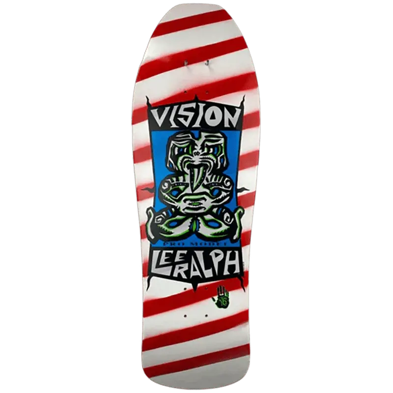 Vision 10" X 31.75" Limited Christmas Lee Ralph Tiki Skateboard Deck 1