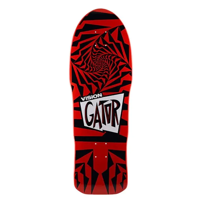 Vision 10.25" X 29.75" Gator Ii Red Black Skateboard Deck 1