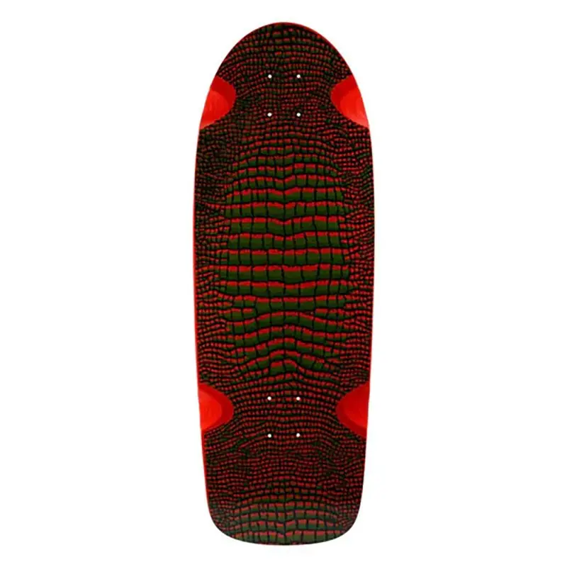 Vision 10.25" X 30" Red Reptile Vision Skateboard Deck 1