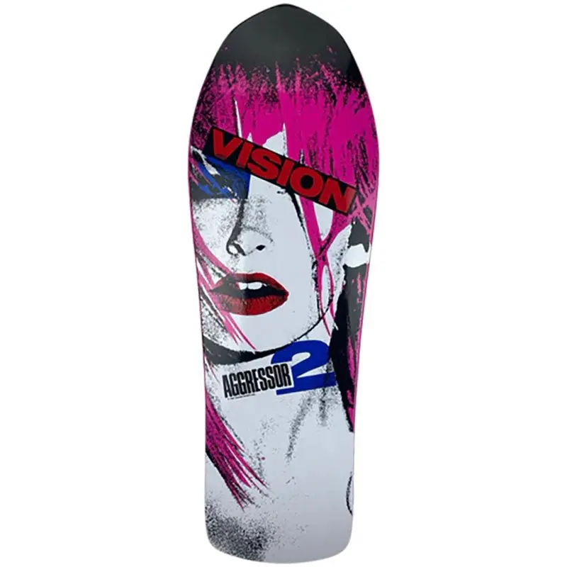 Vision 10.25" X 30.5" Aggressor 2 Love Limited Color Way Skateboard Deck 1