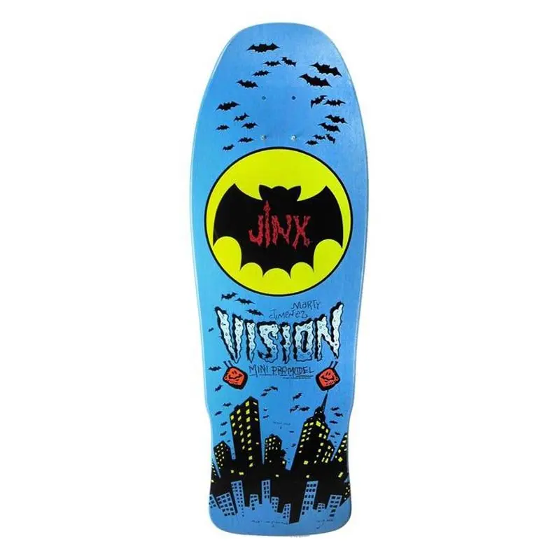 Vision 10"X 30.25" Jinx Mini Pro Model Modern Concave (Blue Dip) Skateboard Deck 1