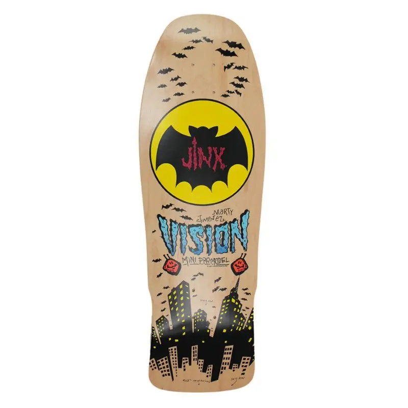 Vision 10"X 30.25" Jinx Mini Pro Model Modern Concave Natural Skateboard Deck 1