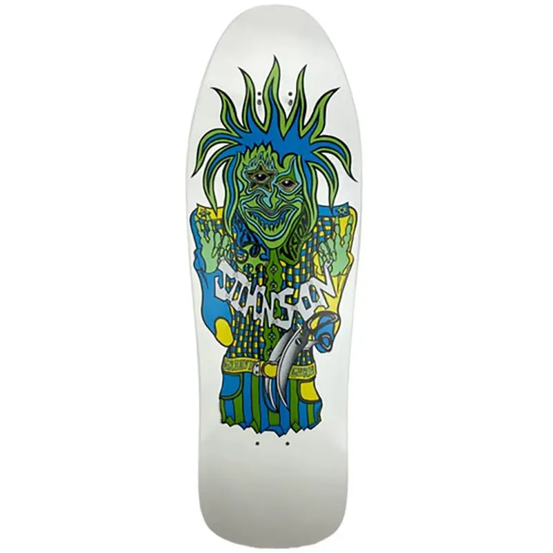 Vision 9.5" X 30.5" Joe Johnson Groovy Guru Reissue (White Dip) Skateboard Decks 1