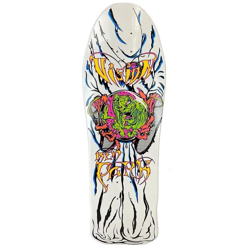 Vision 9.75" X 30" Ken Park Crystal Ball (White Dip) Skateboard Deck 1