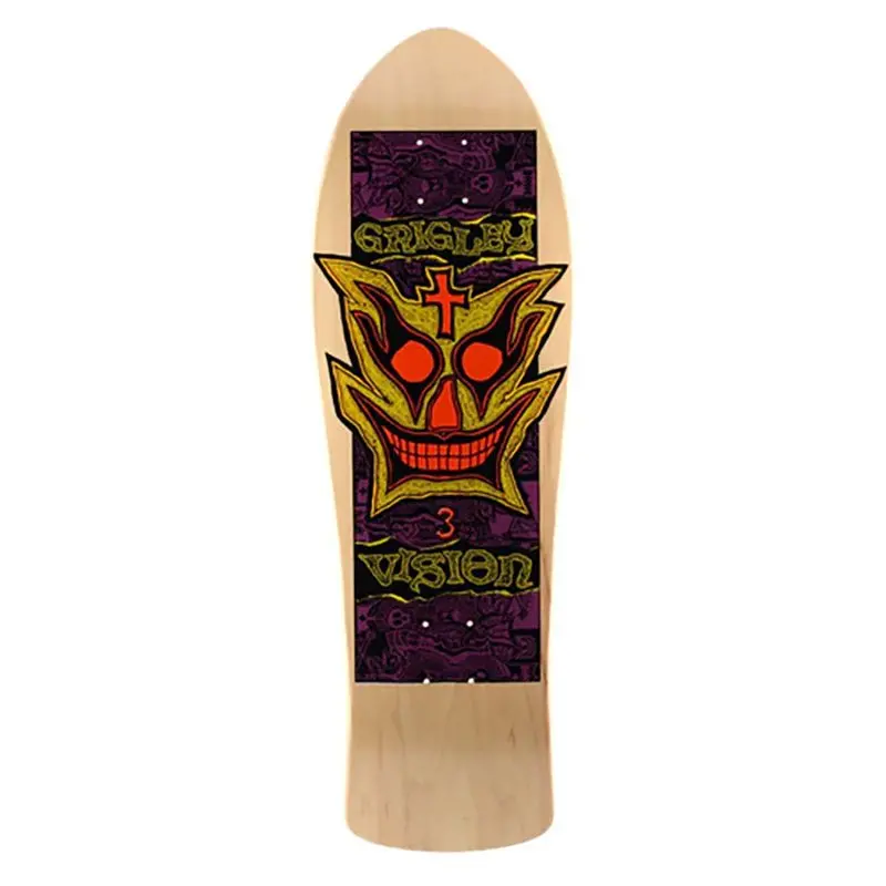 Vision 9.75" X 31" Grigley 3 Natural Skateboard Deck 1