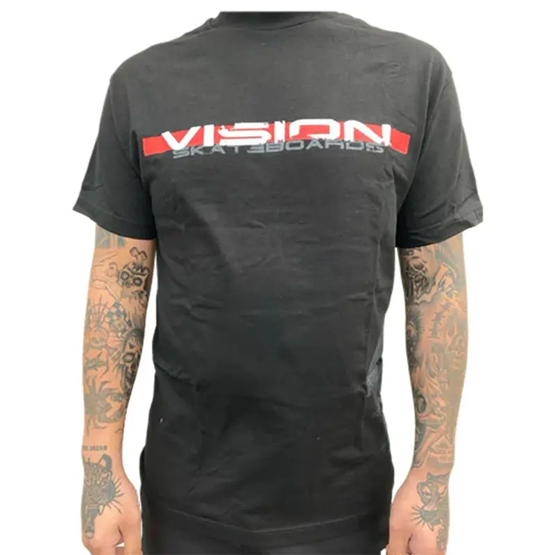 Vision Streetwear- Og Rough Tech Men's Black T-Shirt 1