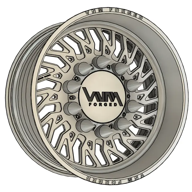 Vnm Forged Inferno Ghost Front Super Single Wheels & Rear Dually Wheels 1