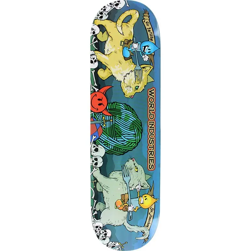 World Industries Cats Jousting Skateboard Decks 1